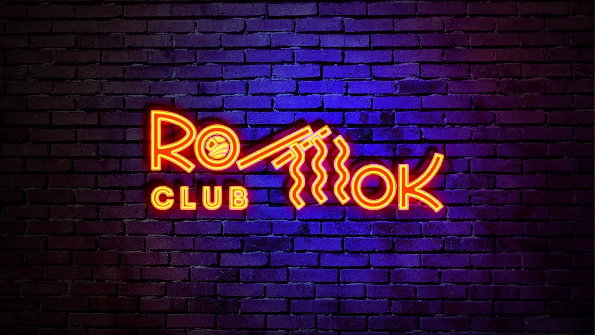 Разработка интерьерной вывески суши-бара «Roll Wok Club» в Томмоте